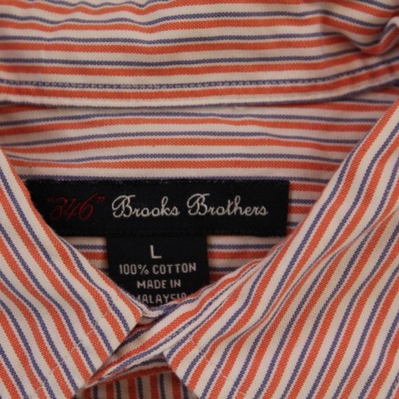 Brooks Brothers Black Label Lg L/S Dress Shirt - Picture 5 of 6